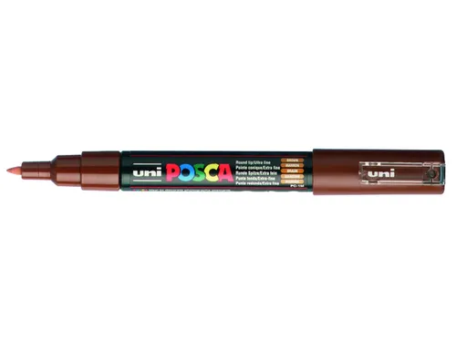 Verfstift Posca PC1MC Extra Fijne punt 0,7-1,0mm bruin