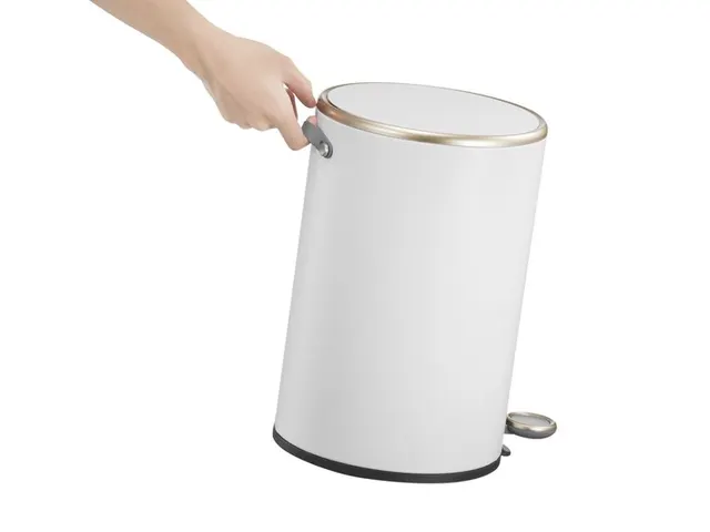 Cosmo pedaalemmer 12 Liter Rvs Mat Wit