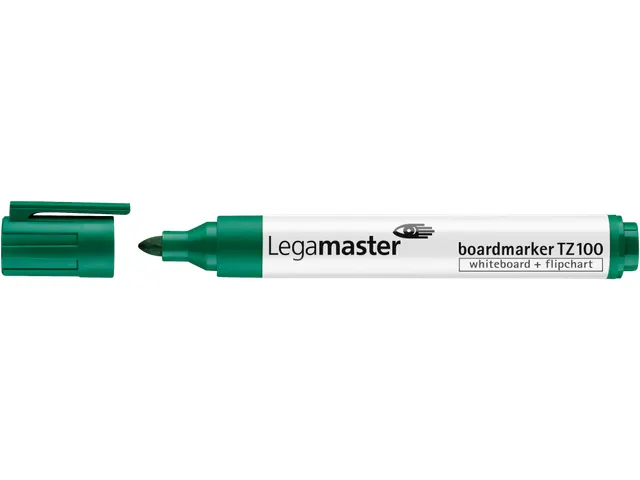 Viltstift Legamaster TZ100 Whiteboard Rond Groen 1.5-3mm