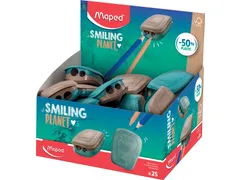 Puntenslijper Maped Pulse Smiling Planet 2-gaats display à 25 stuks