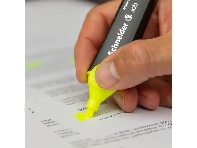 Markeerstift Schneider Job 150 etui a 8 stuks assorti kleuren