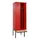 locker met bank,voor scheiding van kleding,HxBxD 2120x600x815mm,2vak