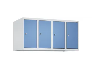 opzetkast,v. locker,4vak.,vak B 250mm,HxBxD 500x1000x500mm,vleugeldeur - 1