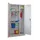 gereedschapskast,HxBxD 1950x1000x600mm,RAL7035,front RAL7016