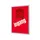 Kliklijst A1 complete set met print "INGANG" Rood