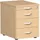 mobiel ladeblok,HxBxD 570x430x600mm,4lade(n),cil.-slot,romp beuken