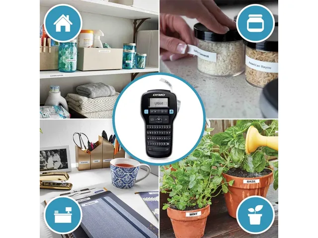 Etiqueteuse Dymo LabelManager 160 portable qwerty 12mm valuepack
