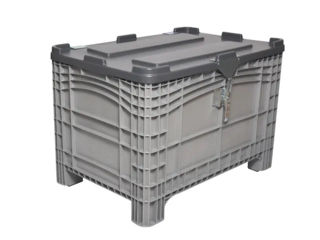 couvercle à charnière PE p. récipient grand volume