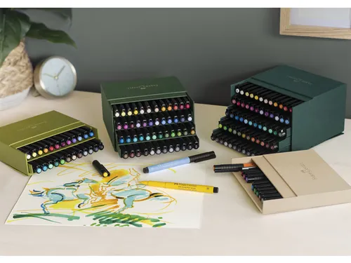 Tekenstift Faber-Castell Pitt Artist Pen Brush 60dlg studiobox