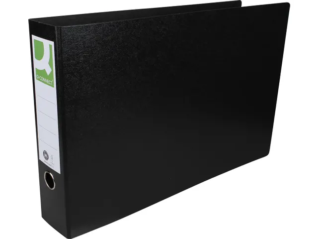 Q-Connect ordner A3 uit Karton Liggend 80mm Zwart