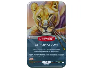 Kleurpotloden Derwent Chromaflow set à 24 kleuren - 2
