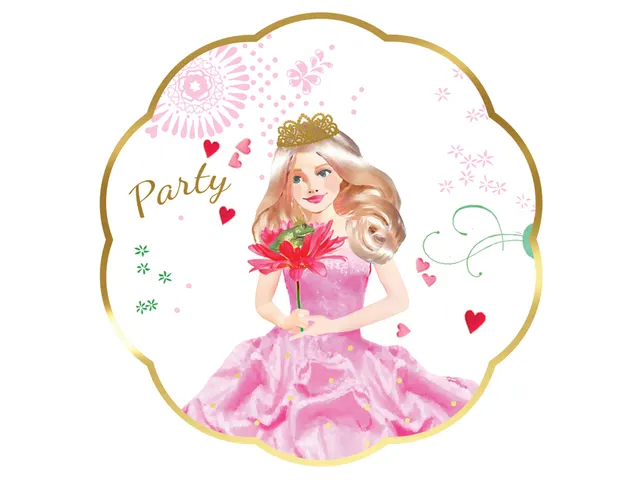Carte d'invitation Haza Princesse 6 pièces