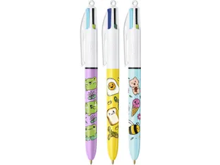 4-kleurenbalpen Kawai doos van 12 stuks assorti - 3