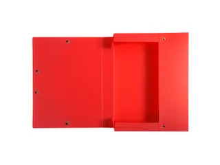 Klasseerdoos OPAK PP rug 40mm rood - 5