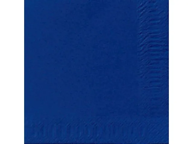 Duni Luxe Servetten Donkerblauw 3-Laags 33x33cm
