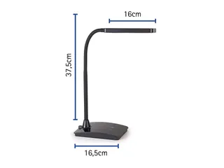 Bureaulamp MAUL Pearly LED voet dimbaar colour vario zwart - 2