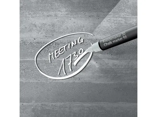 glasmagneetbord Sigel Artverum 48x48x1.5cm betondesign