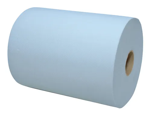 Handdoekrol Euro Mini Matic XL 2-Laags 18cmx165m Blauw 6 rol