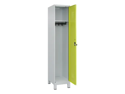 locker,HxBxD 1950x400x500mm,1vak,vak B 400mm,draaigrendel,voeten
