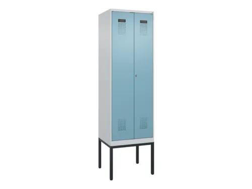 locker voor scheiding van kleding,HxBxD 2120x600x500mm,2vak