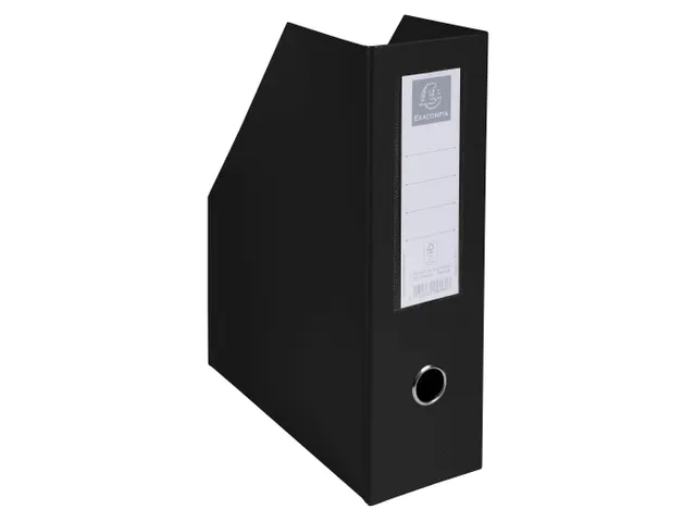 Tijdschriftenhouder PP rug100mm zwart