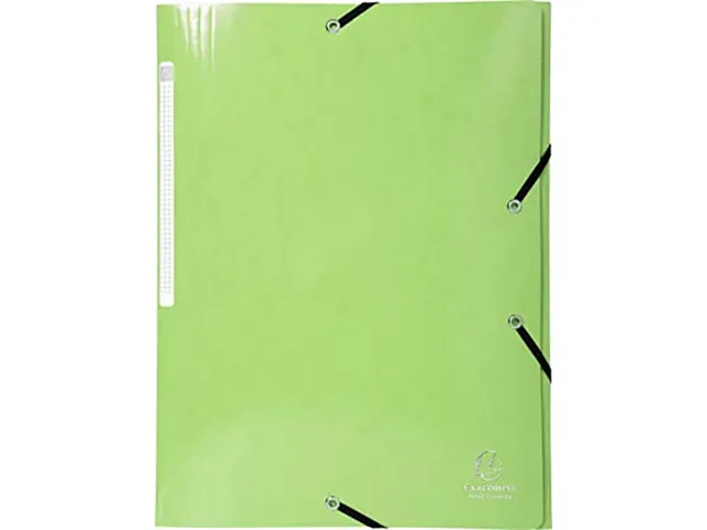 Elastomap 3 kleppen IDERAMA Maxi Capacity A4 Anijsgroen