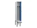 locker met bank,voor scheiding van kleding,HxBxD 2120x300x815mm,1vak