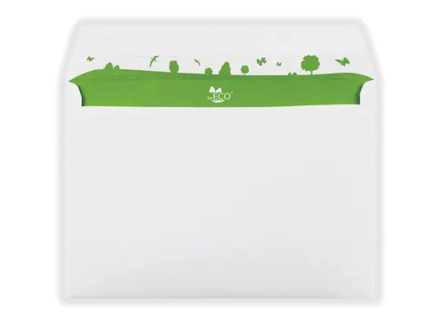 Bong enveloppen beECO 162 x 229 mm zonder venster 500 stuks