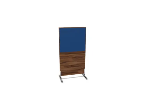 scheidingswand,HxB 1545x800mm,NP-tiepolo nut,BN6016-blauw