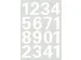 Etiket Herma 4170 25mm Getallen 0-9 Wit Folie 2 vel