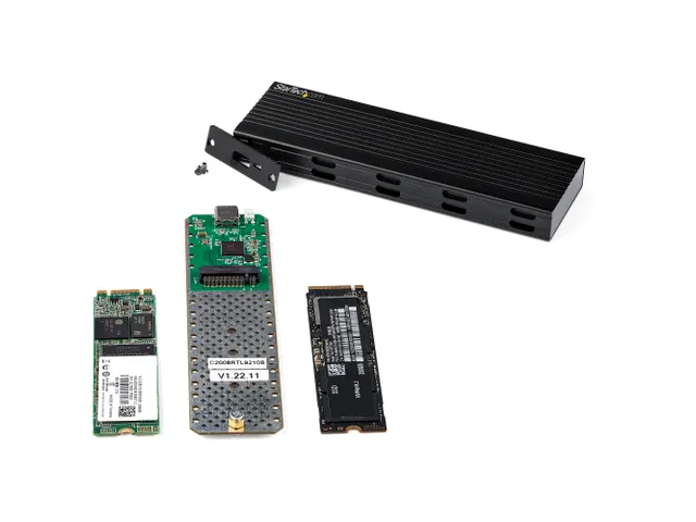 USB-C 10Gbps to M.2 NVMe or M.2 SATA SSD Enclosure