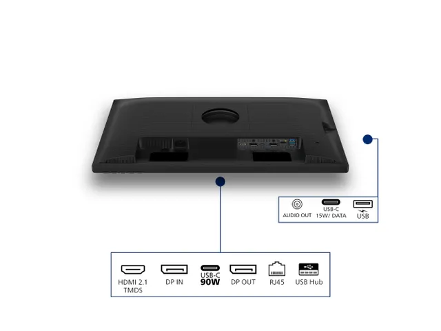 Philips 24B2U3601 24 Inch QHD IPS Monitor met USB-C Docking