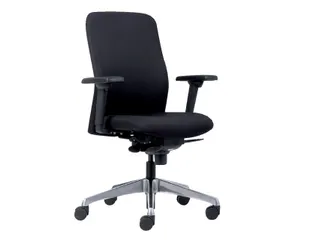 Bureaustoel Euroseats Milano synchroom zwart - 1