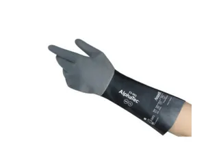 Ansell AlphaTec 53-001 chemische handschoenen, zwart, maat 11, 6 paar - 1
