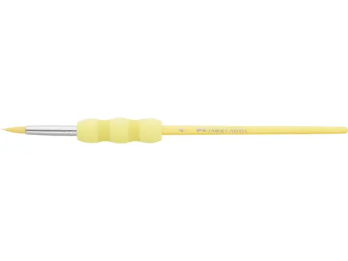 Penselenset Faber-Castell soft touch, 4 stuks pastel kleuren