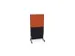 scheidingswand,HxB 1545x800mm,CC-zwart,BN3012-oranje