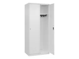 locker,HxBxD 1850x800x500mm,2vak,vak B 400mm,cil.-slot,staand op vloer