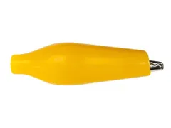 Geisoleerde Krokodillenklem 27mm - Geel