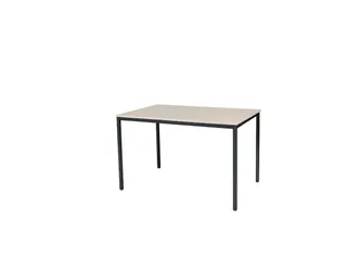 Domino Basic Tafel Vaste Hoogte 1200x800mm Robson Eiken Zwart 4-Poots - 1