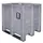 Mega-Stapelcontainer Pe 1250x1300x1150mm 1400 liter Open Grijs