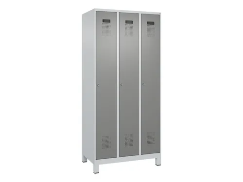 locker,HxBxD 1950x900x500mm,3vak,vak B 300mm,cil.-slot,voeten