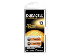 Batterij Duracell Hearing DA13 Ø7,9mm 310mAh 6 stuks