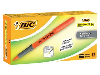 Markeerstift Bic Highlighter Grip Oranje - 3