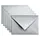 Envelop Papicolor C6 114x162mm Zilver Gegomd