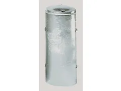 Afvalverzamelaar 70 Liter HxØ 900x450mm Met Deur Staal Verzinkt
