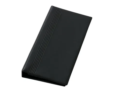 Visitekaartringband Sigel VZ300 200 kaarten 90x58mm kunststof zwart