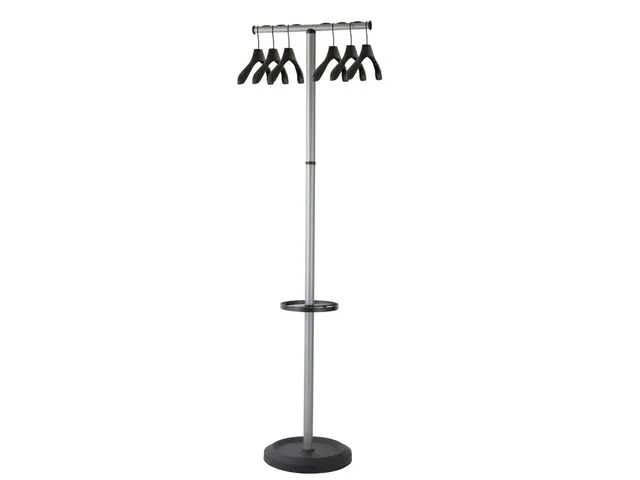 Kapstok Staand Grijs Inclusief 6 Hangers