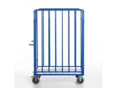 pakketwagen,draagverm. 600kg,laadvl. LxB 1200x740mm,houtetage,RAL5010