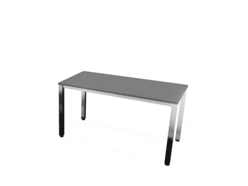 vergadertafel,HxBxD 740x1400x700mm,rechthoekig,MS-donkergrijs