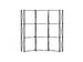 Beurswand Pop-Up Magnetic Curved 3 x 3 met Hardcase koffer